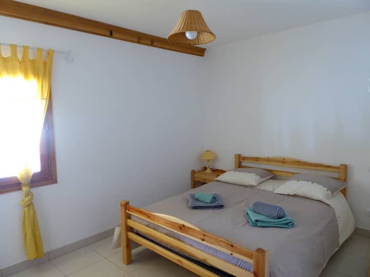 Slaapkamer #1 tweepersoonskamer voor 2 personen