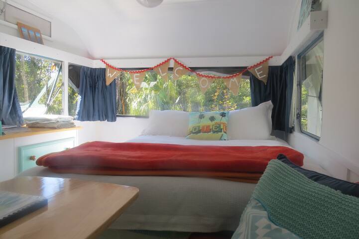 Gorgeously glam retro caravan