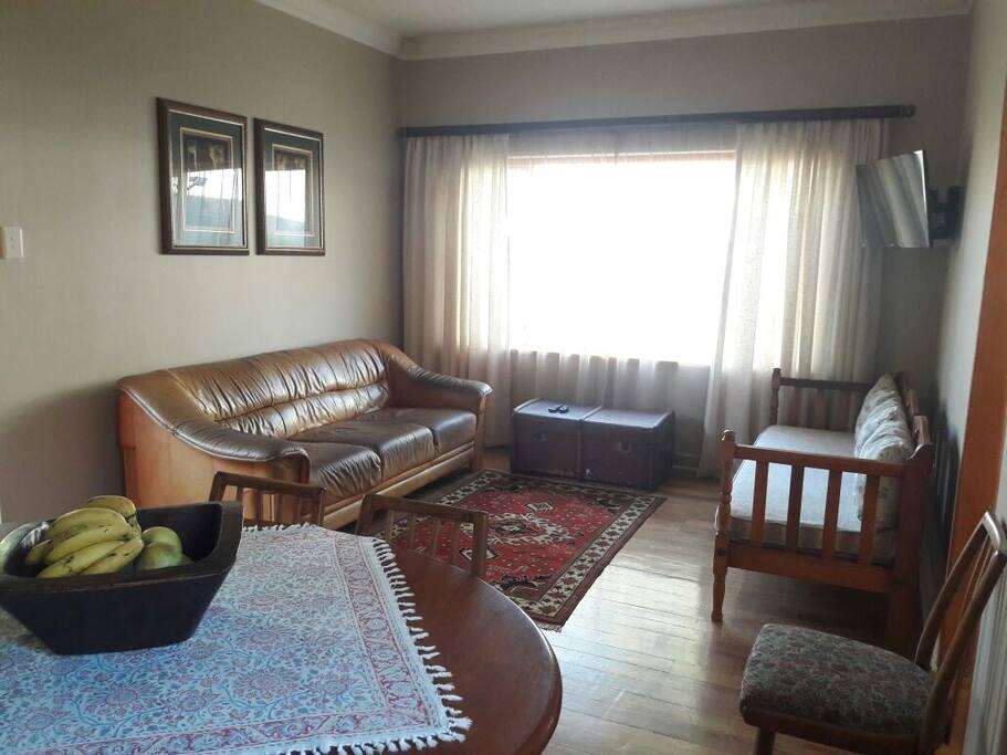 Living area with TV.