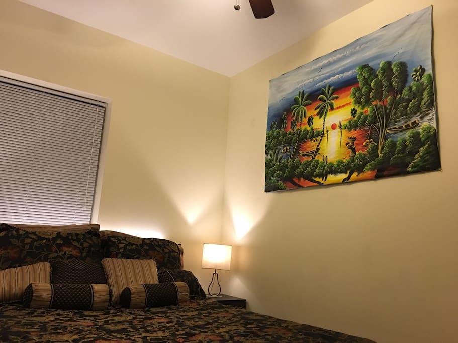 Beautiful View with painting on the wall