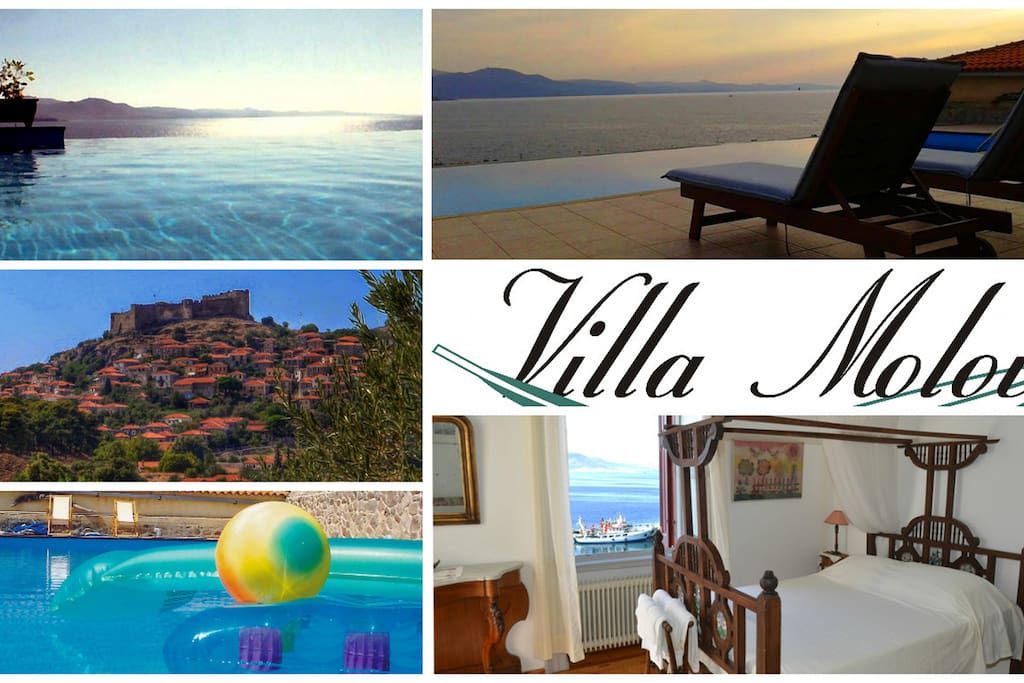 Villa Molova
and
Molyvos Village