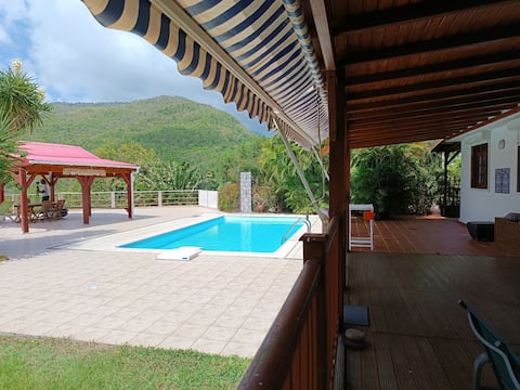 Villa with panoramic sea pool