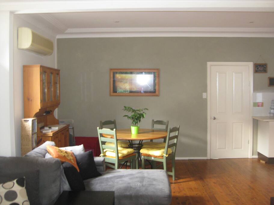 Dining area opposite end of lounge area