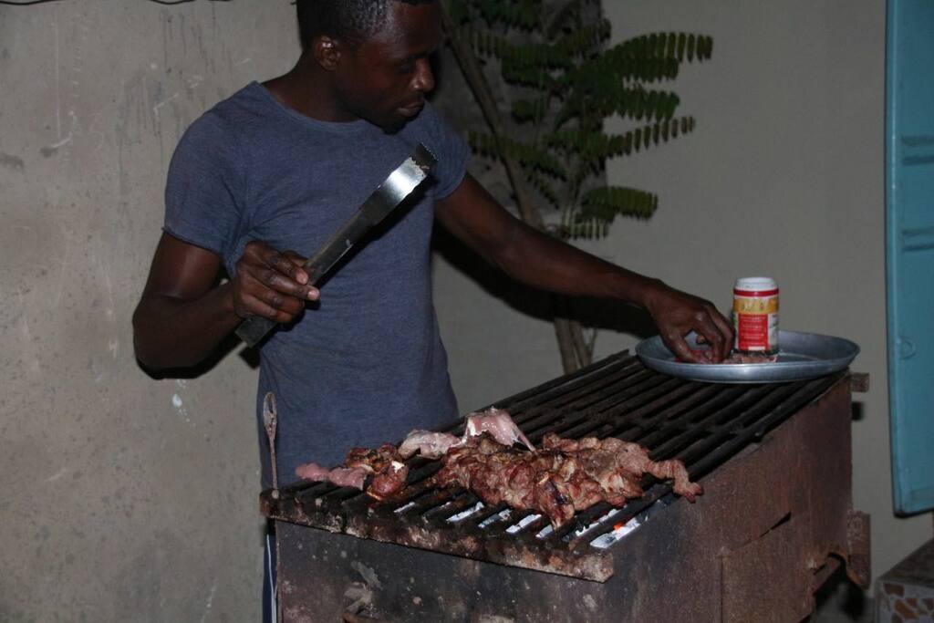 At Mnarani we also grill meat or chicken at a fee and also cook meals for our guests