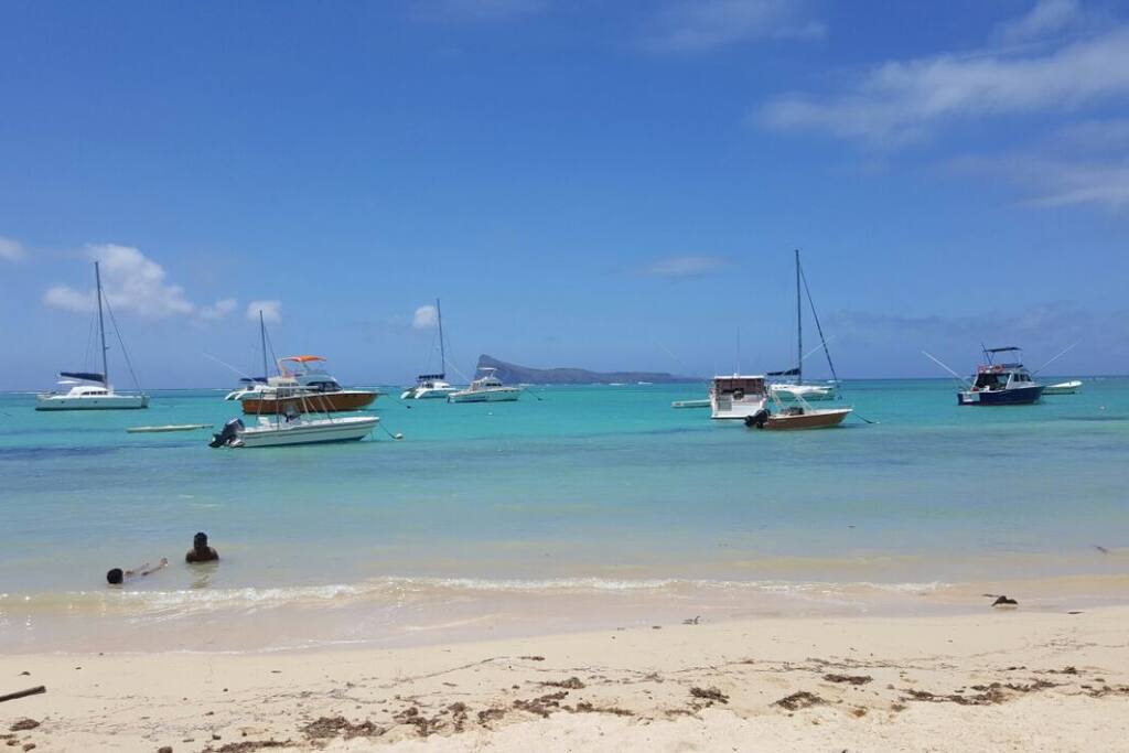 Nearby beach