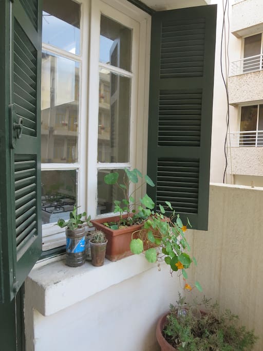 the same balcony