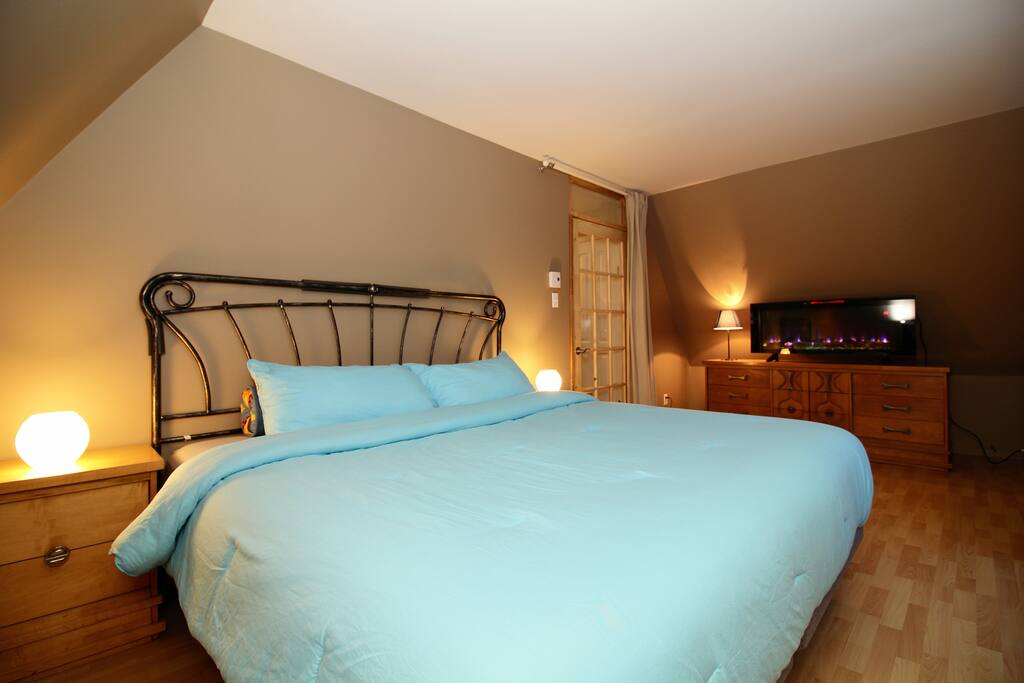 Master Bedroom with High-end King-size Bed