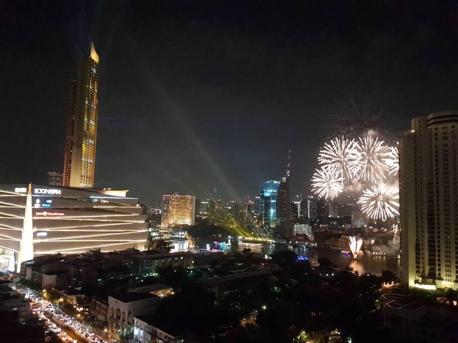 See often fire work from our room.