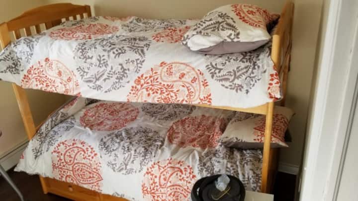 Bunk Beds in third Bedroom