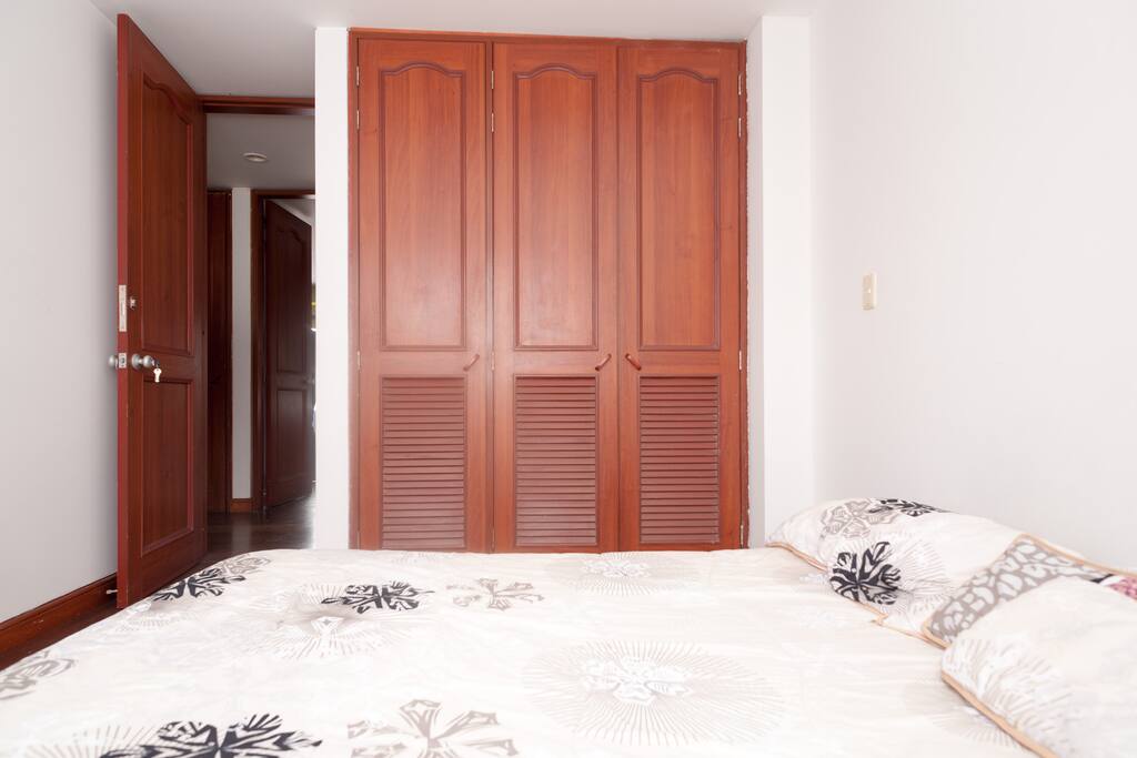 Wide closet!
