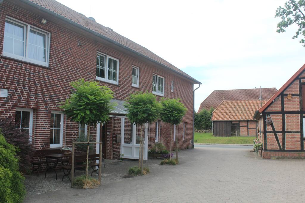Der Eingang zu unserer Pension