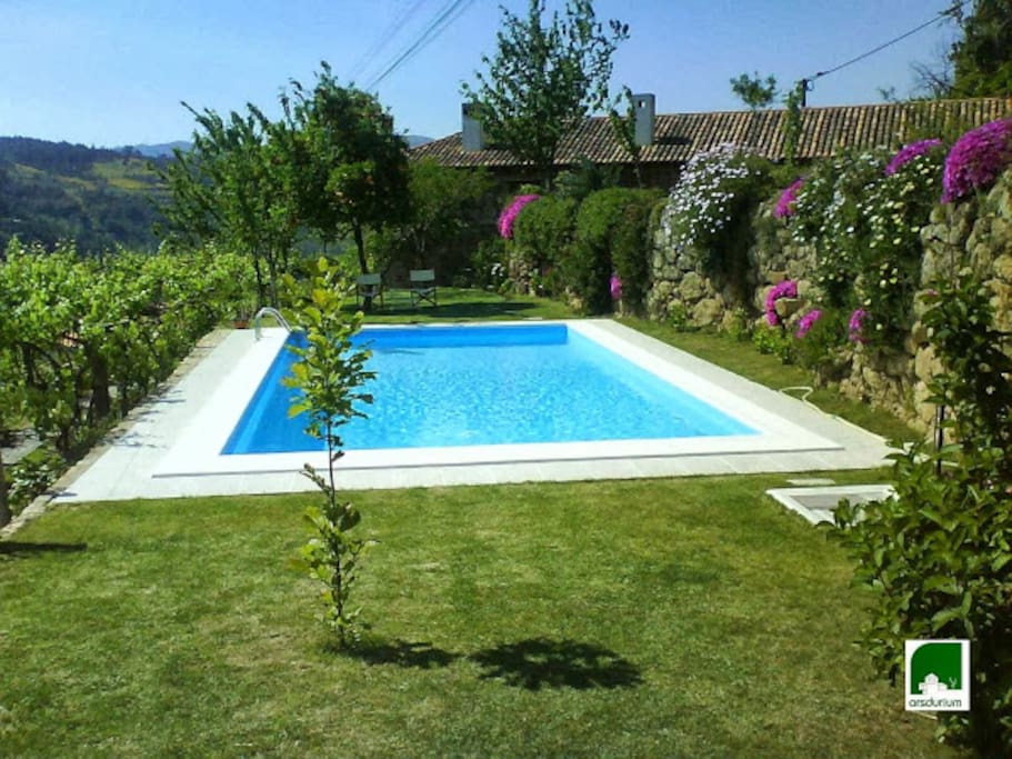 Zona envolvente e piscina