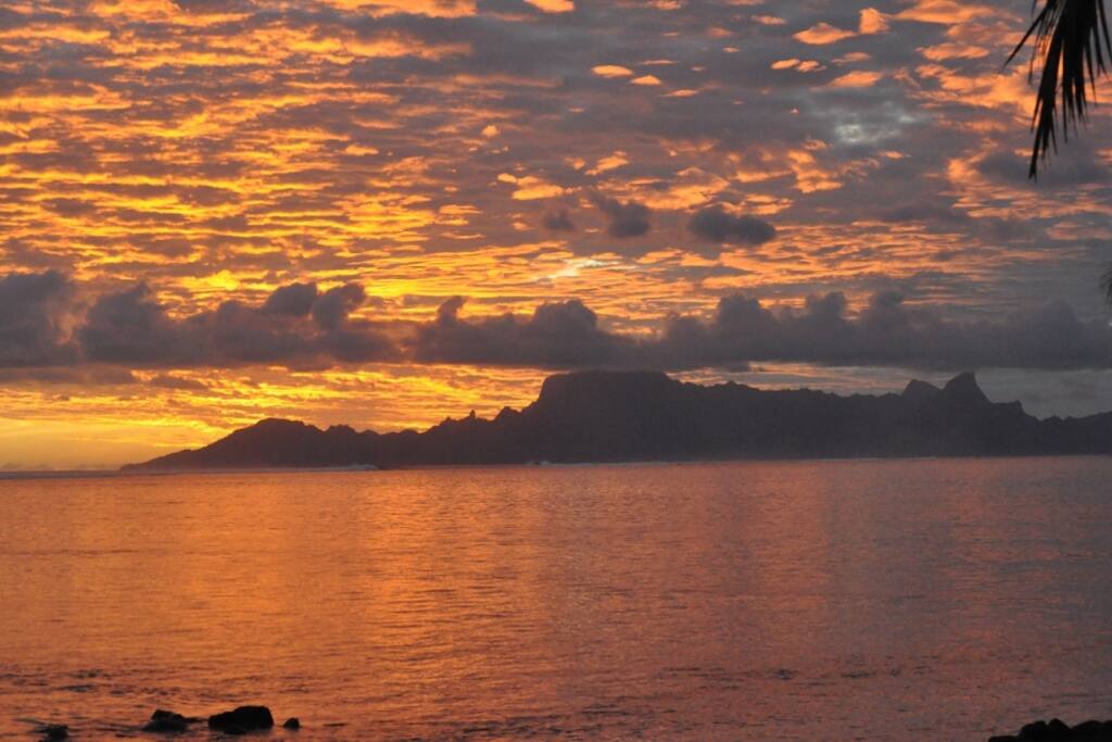 Sunset on the beach