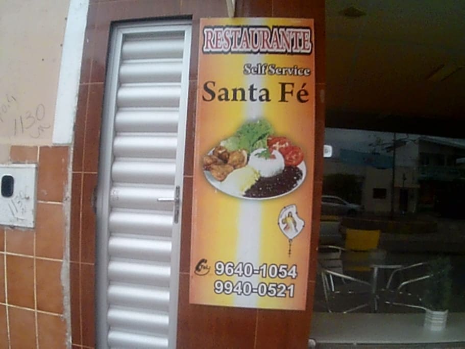 Fachada do Restaurante, bom preço, bom alimento. Fast Food good price.