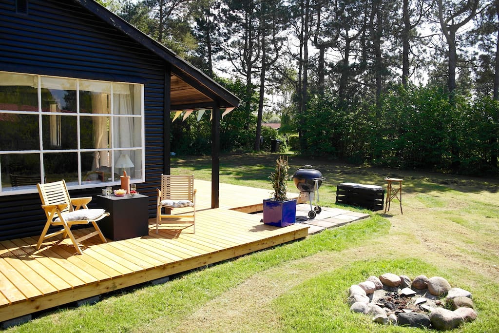 30 m2 terrasse for outside dining and relaxation.