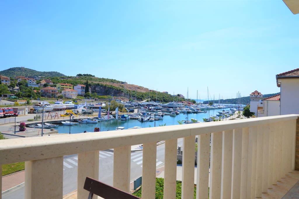 the first balcony with sea view