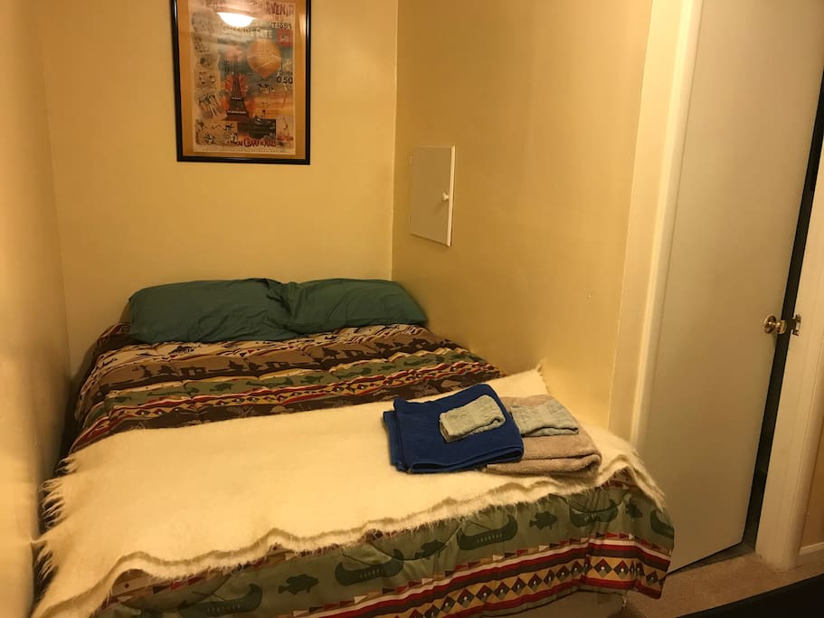 Comfy double bed