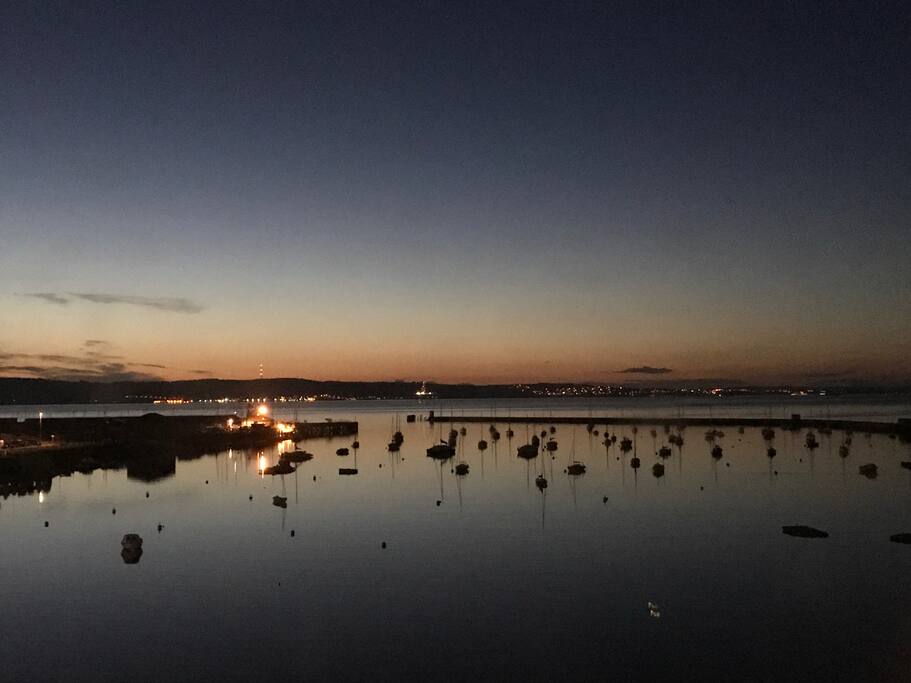 View at sunset