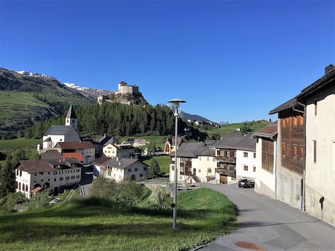 Comfortable part of the house with castle view