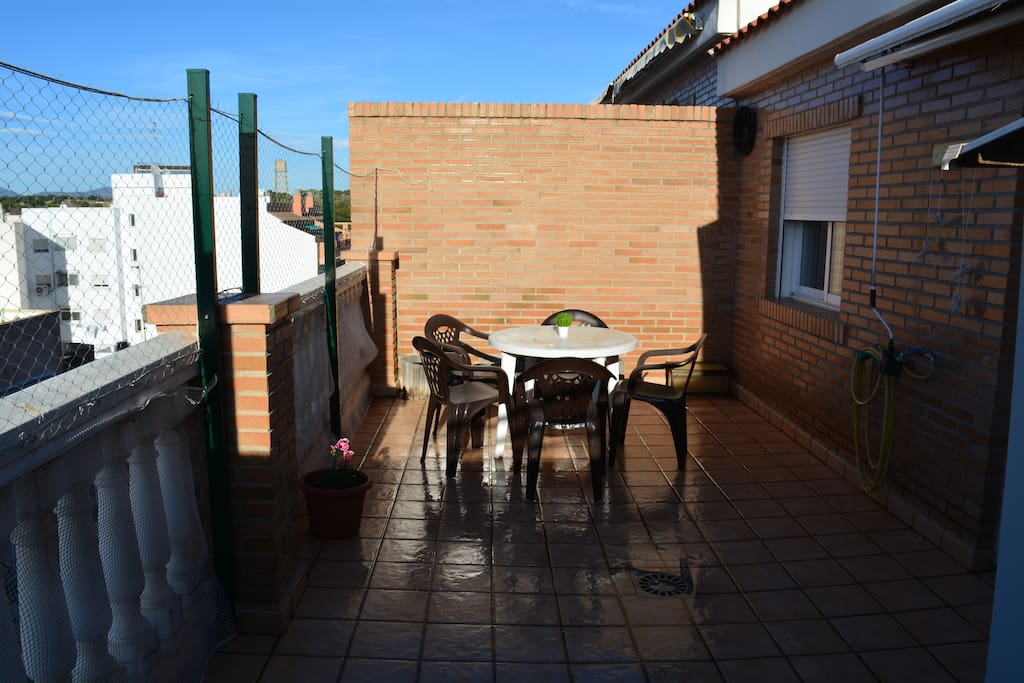 La terraza del ático