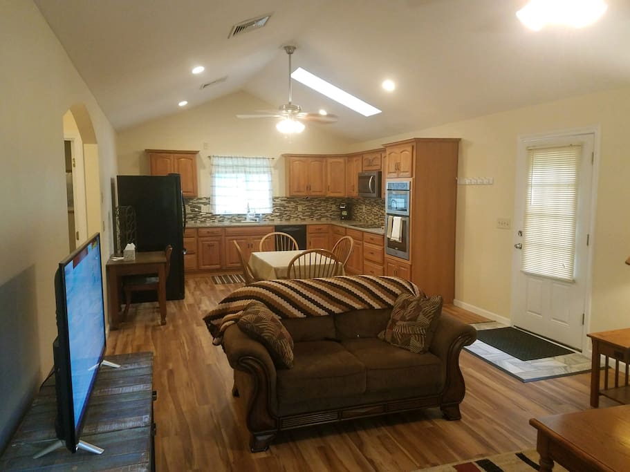Large open kitchen