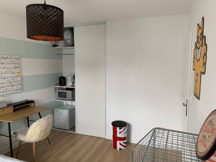 Belle Chambre Sdb  Wc ,Parking Proche Loire - Orleans