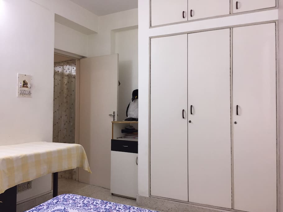 Entrance door to room