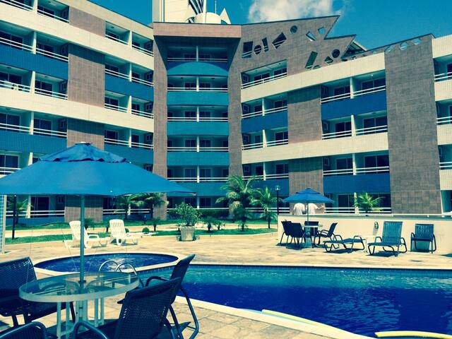 Flat a 100 m da praia de Ponta Negra vista mar 608