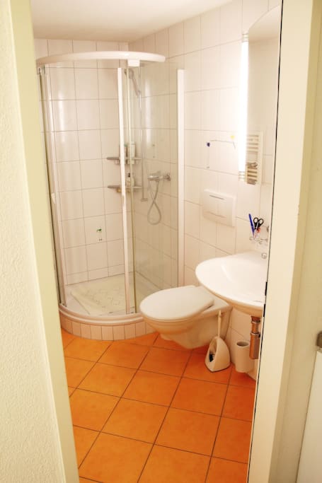 WC und Dusche