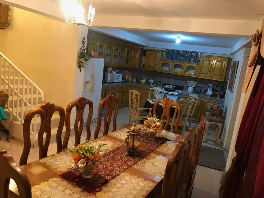 Large dining space!