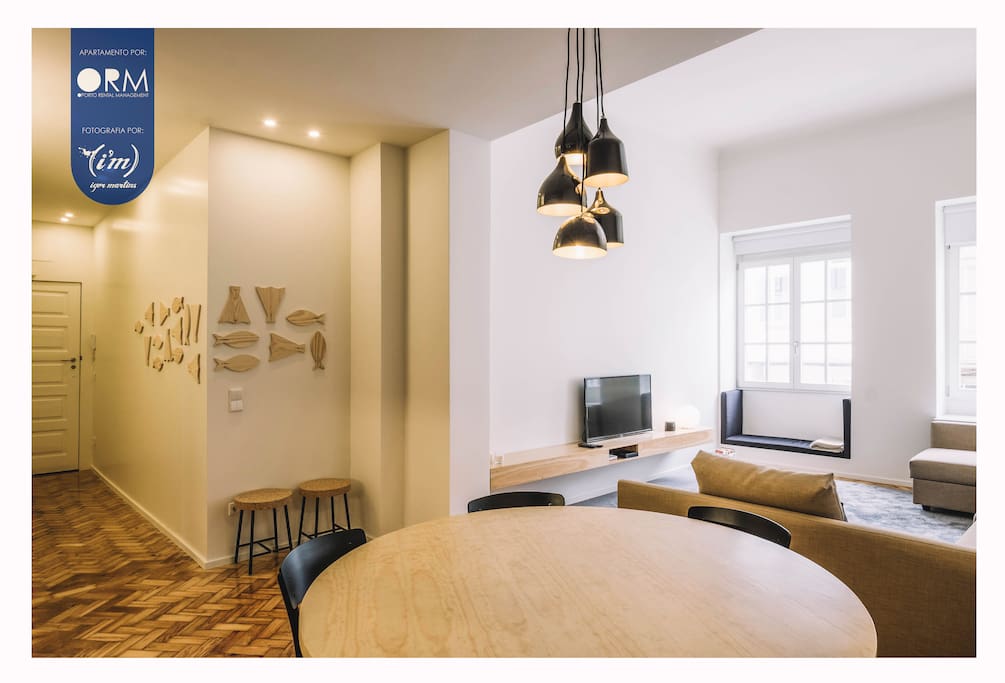 Entrance + Living Room