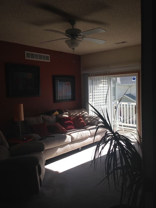 View of the living room upon entering