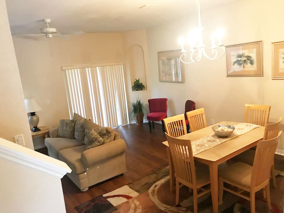 Living room + Dining Room