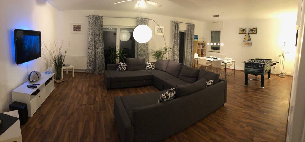 Spacious, modern 120sqm apartment. near Frankfurt