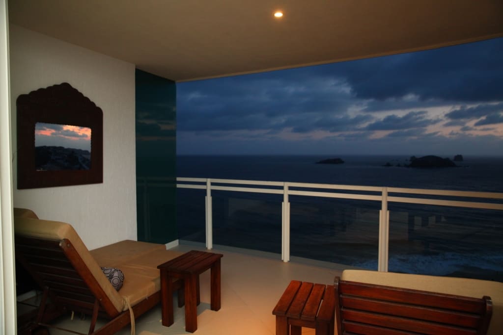Terrace over the Pacific