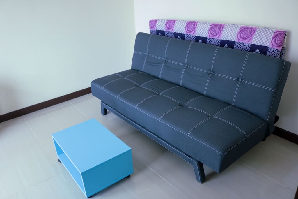 Sofa bed in small office