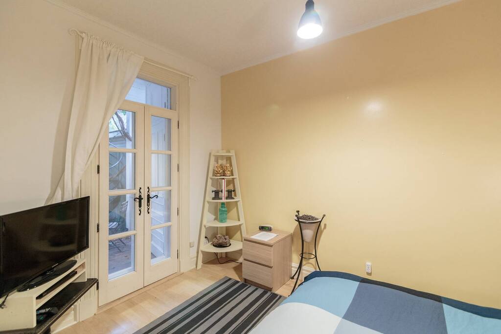Amazing Bedroom Opening up to Patio
