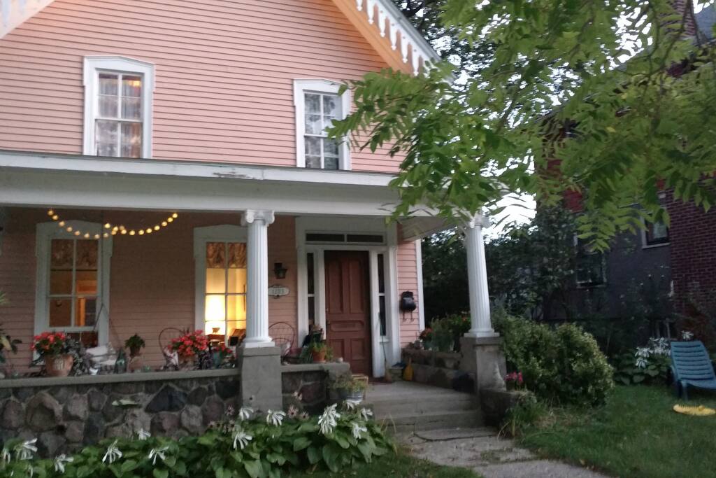 Part of Ann Arbor's famous "porch" lifestyle.