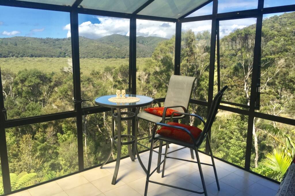 View from sun room.