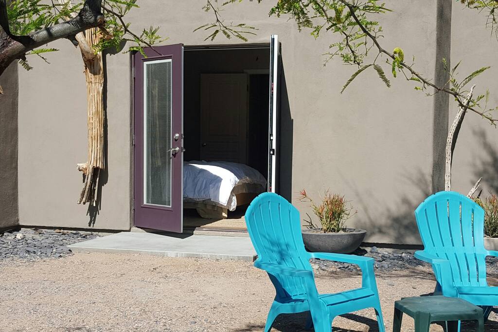 Your private entrance .