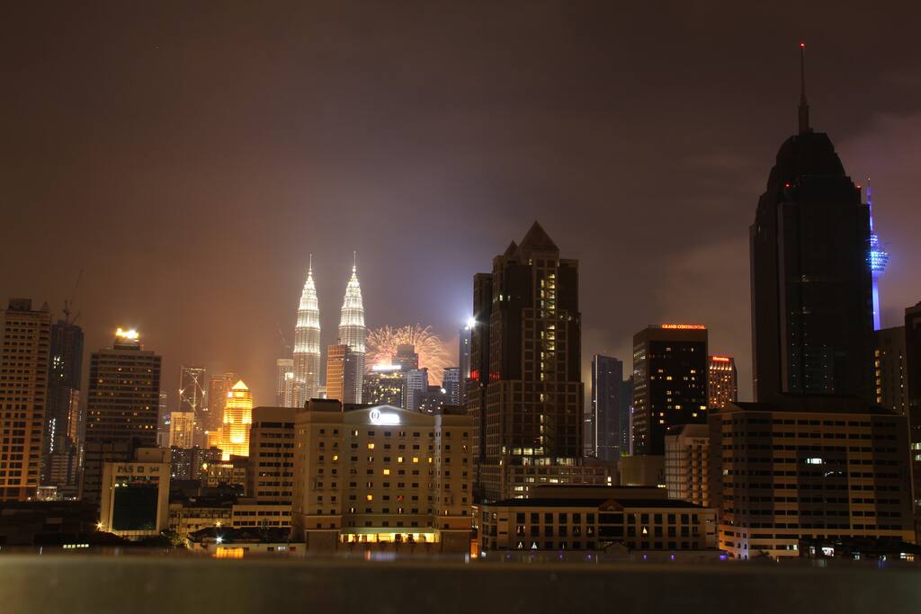 View from Balcony during New Year