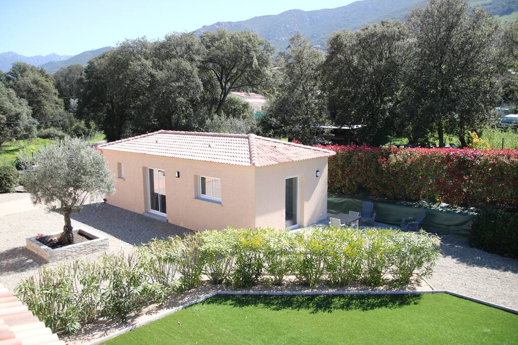 Maison vue d'en haut