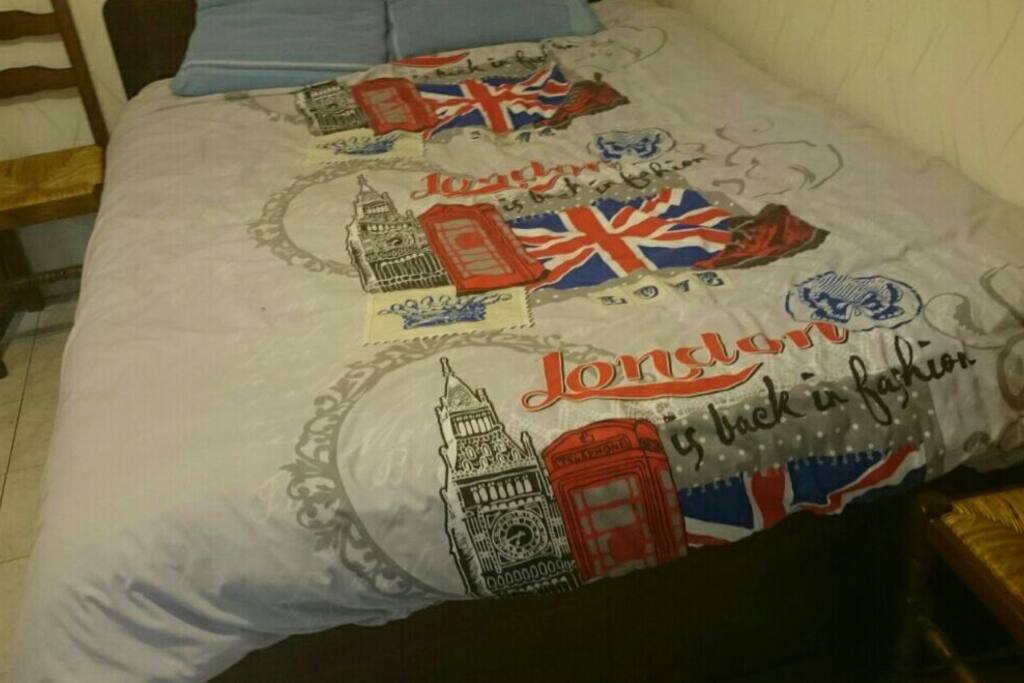 King size comfortable bed