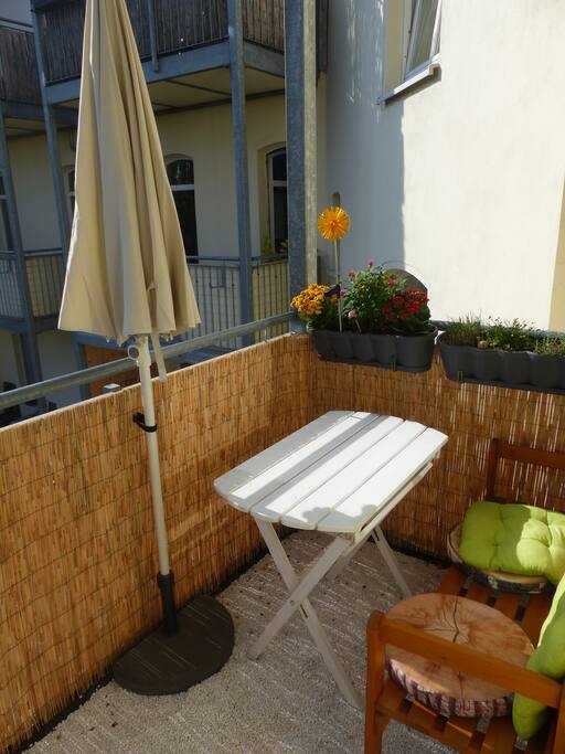 Sunny Beach Balcony with Hammock