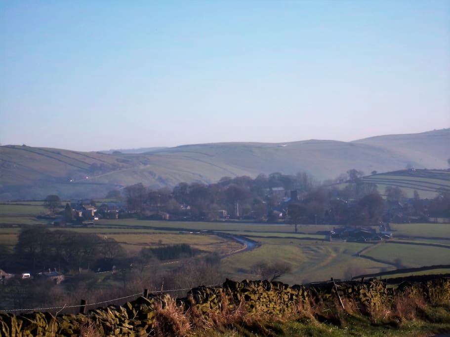 Longnor village, nestled in great countryside