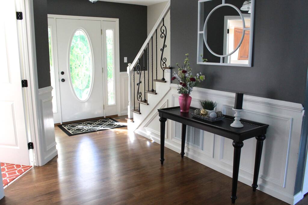 Front door and foyer