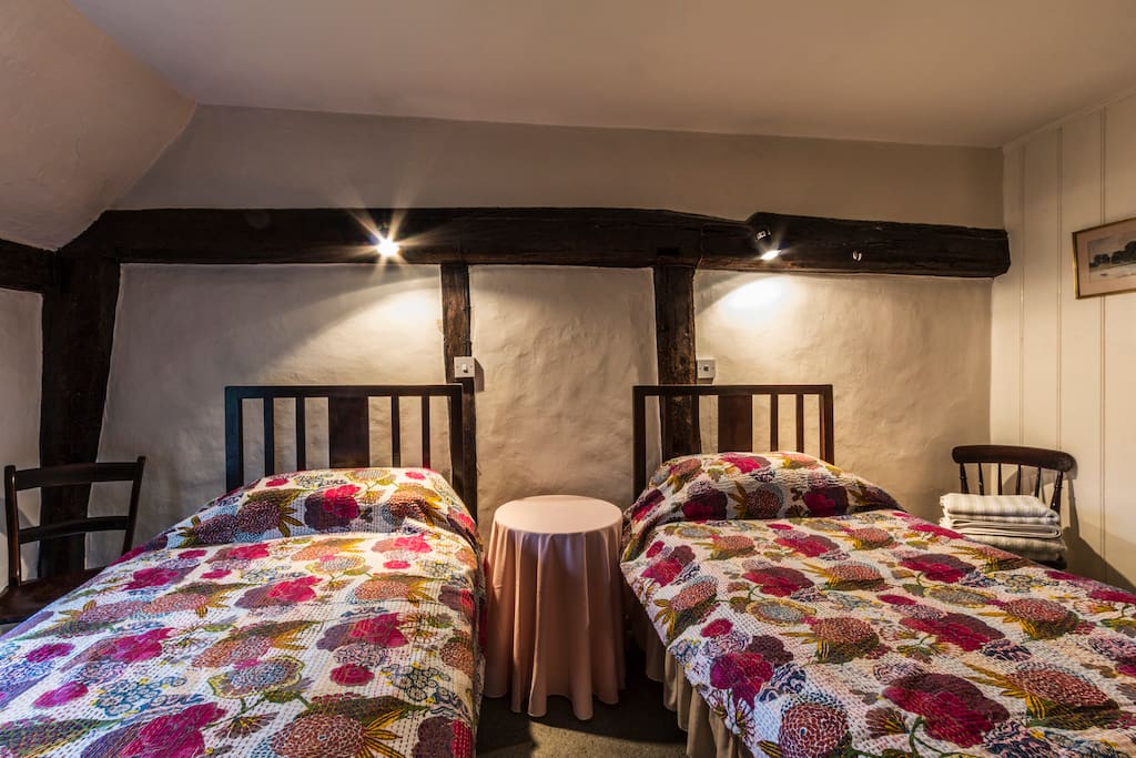 bedroom with twin beds