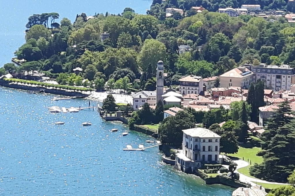 la Riva, piazza a lago