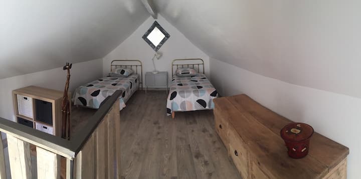 quarto no andar de cima
