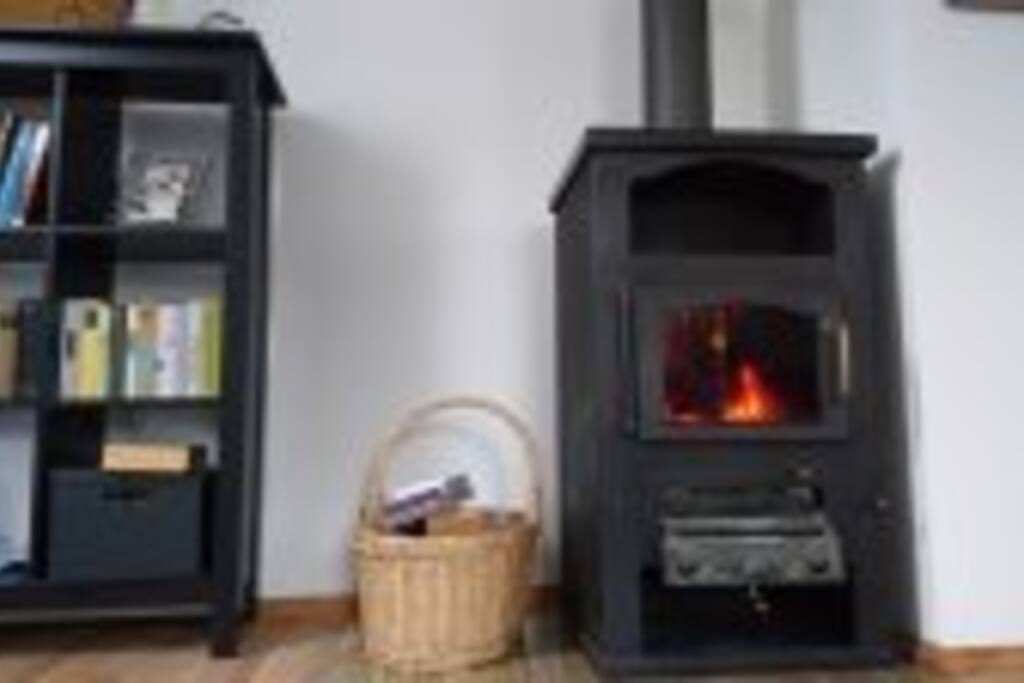 Kamin im Winter: Herrlich!